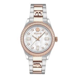 Philipp Plein Queen Crystal Watch Two Tone Womens